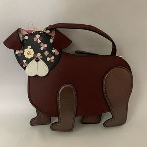 Kate Spade floral pup purse